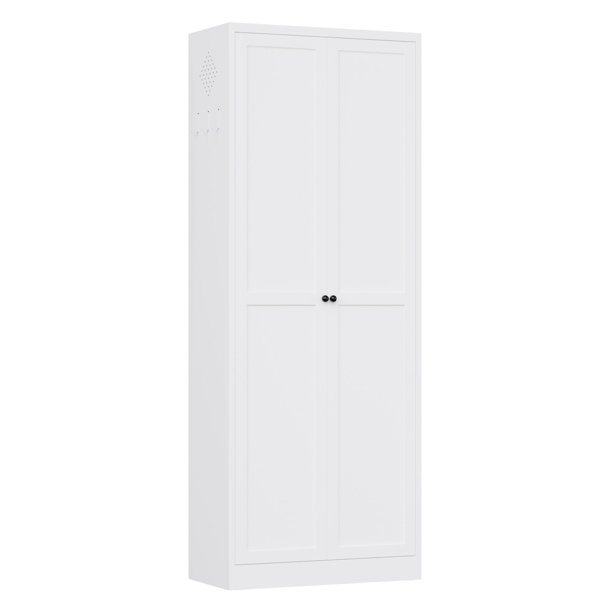 Kitchen Pantry Cabinet With Doors, Heavy-Duty Freestanding Storage Organizer