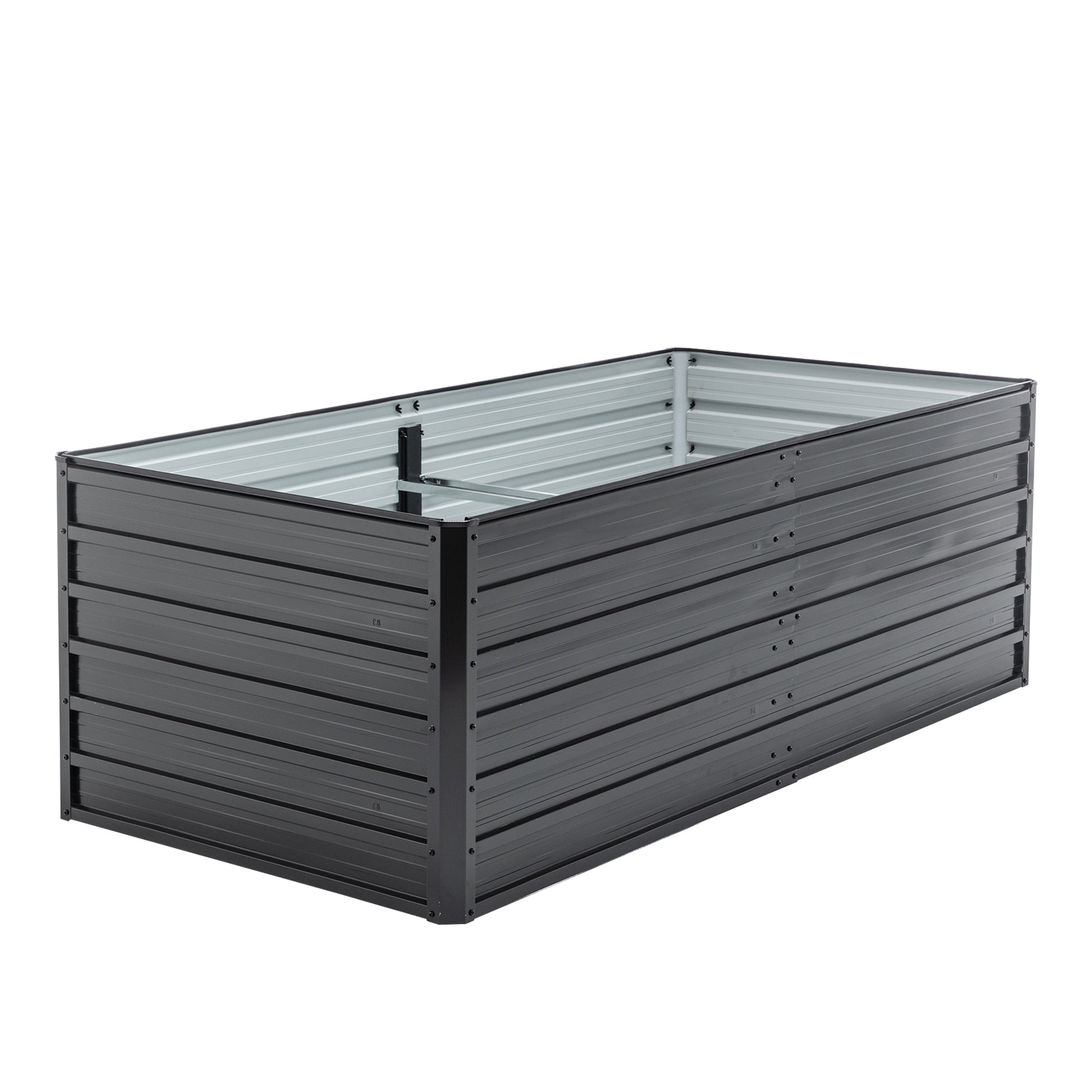 6x3x2 FT Metal Raised Garden Bed for Outdoor Gardening