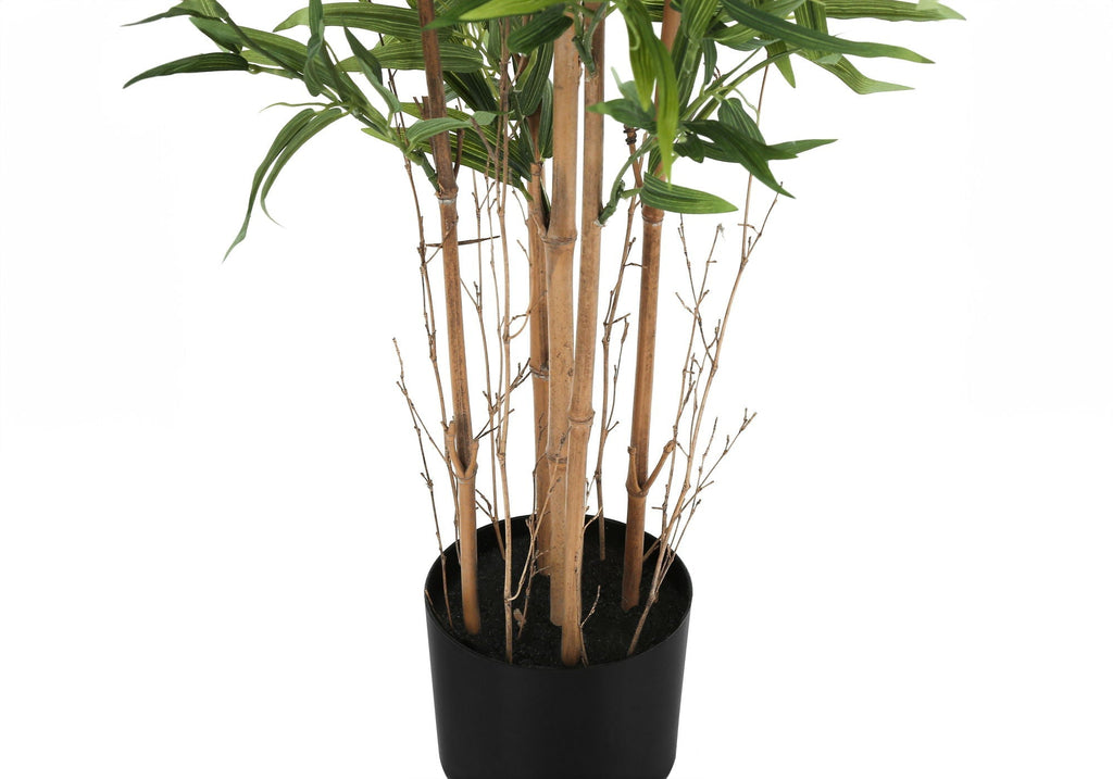50" Tall Artificial Bamboo Tree, Potted Decorative Plant