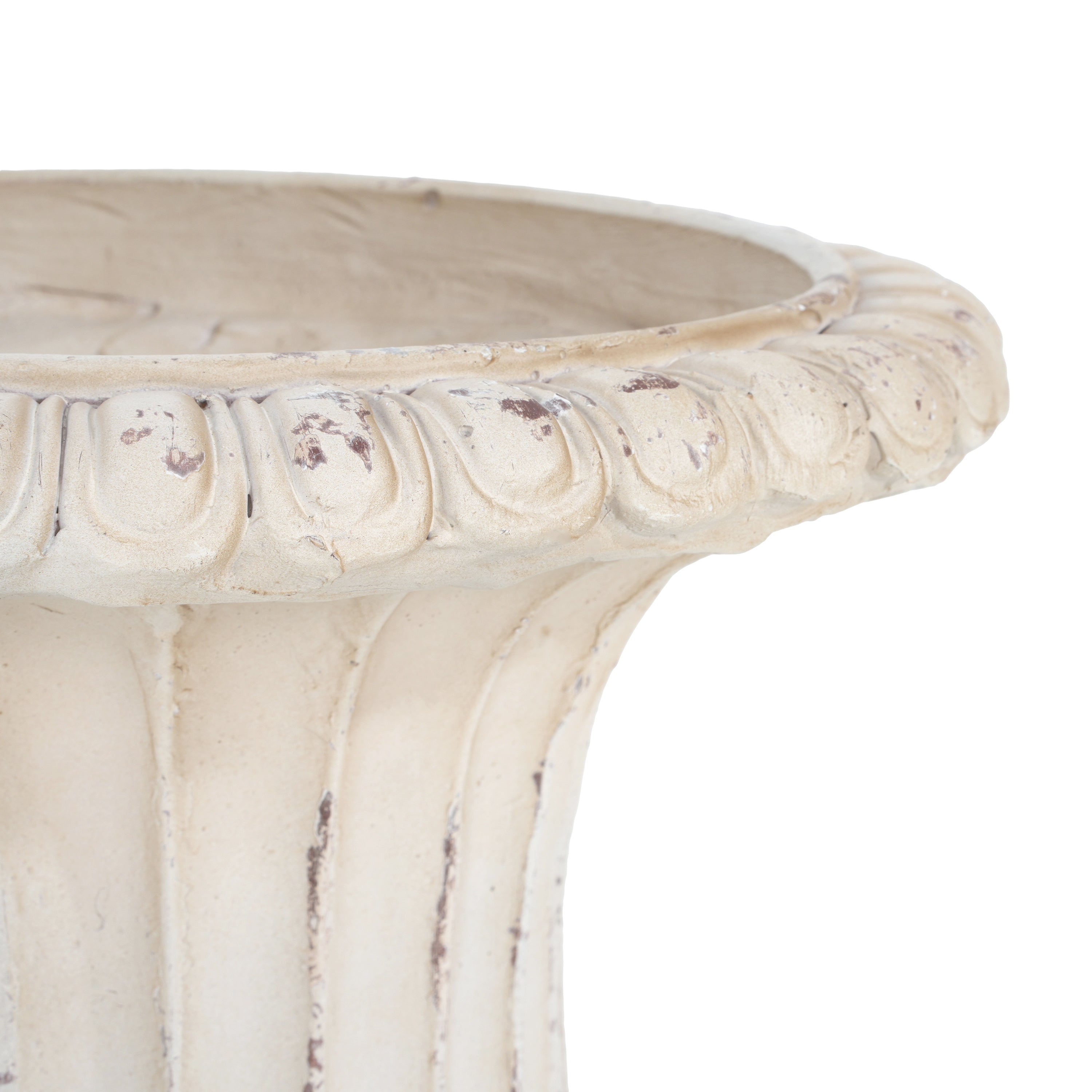 MGO Garden Urn, Antique White, 19.25'' H