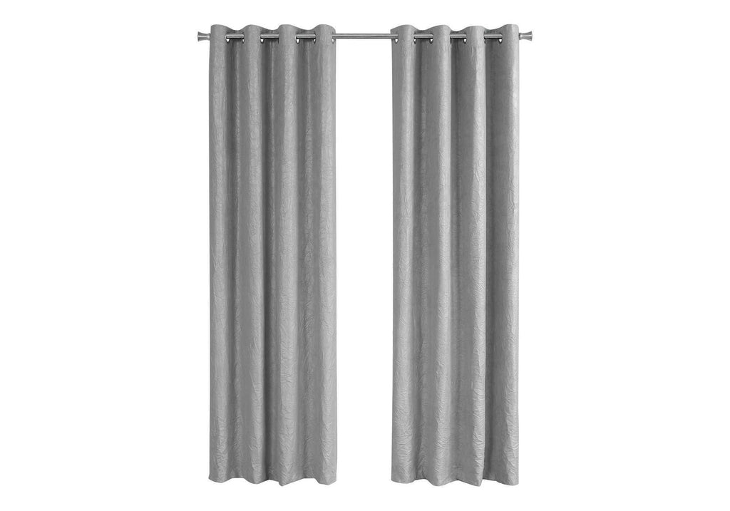2 Pieces Set Room Darkening Curtain Panels with Grommet