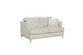 Loveseat With 2 Reversable Cushions And 2 Pillows - Off White