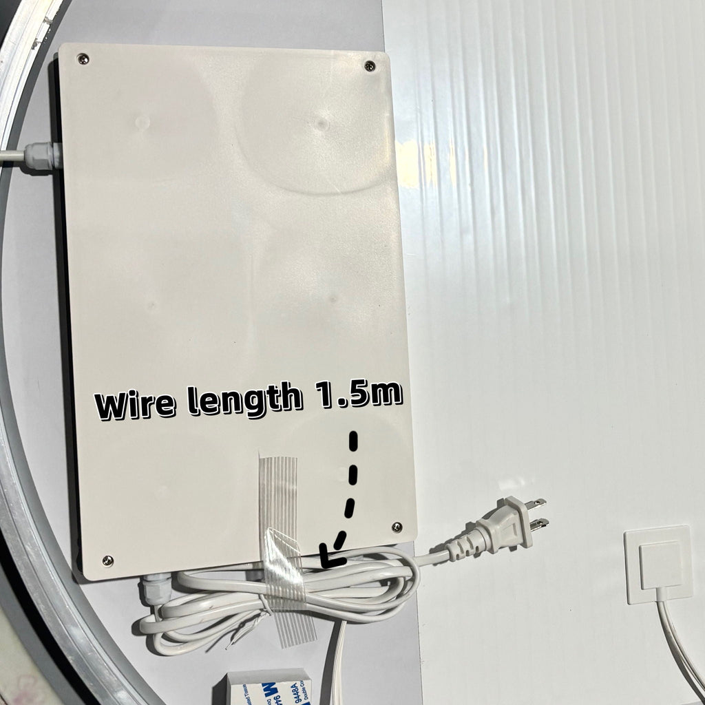 LED Bathroom Mirror With 3 Color Dimmable Backlight
