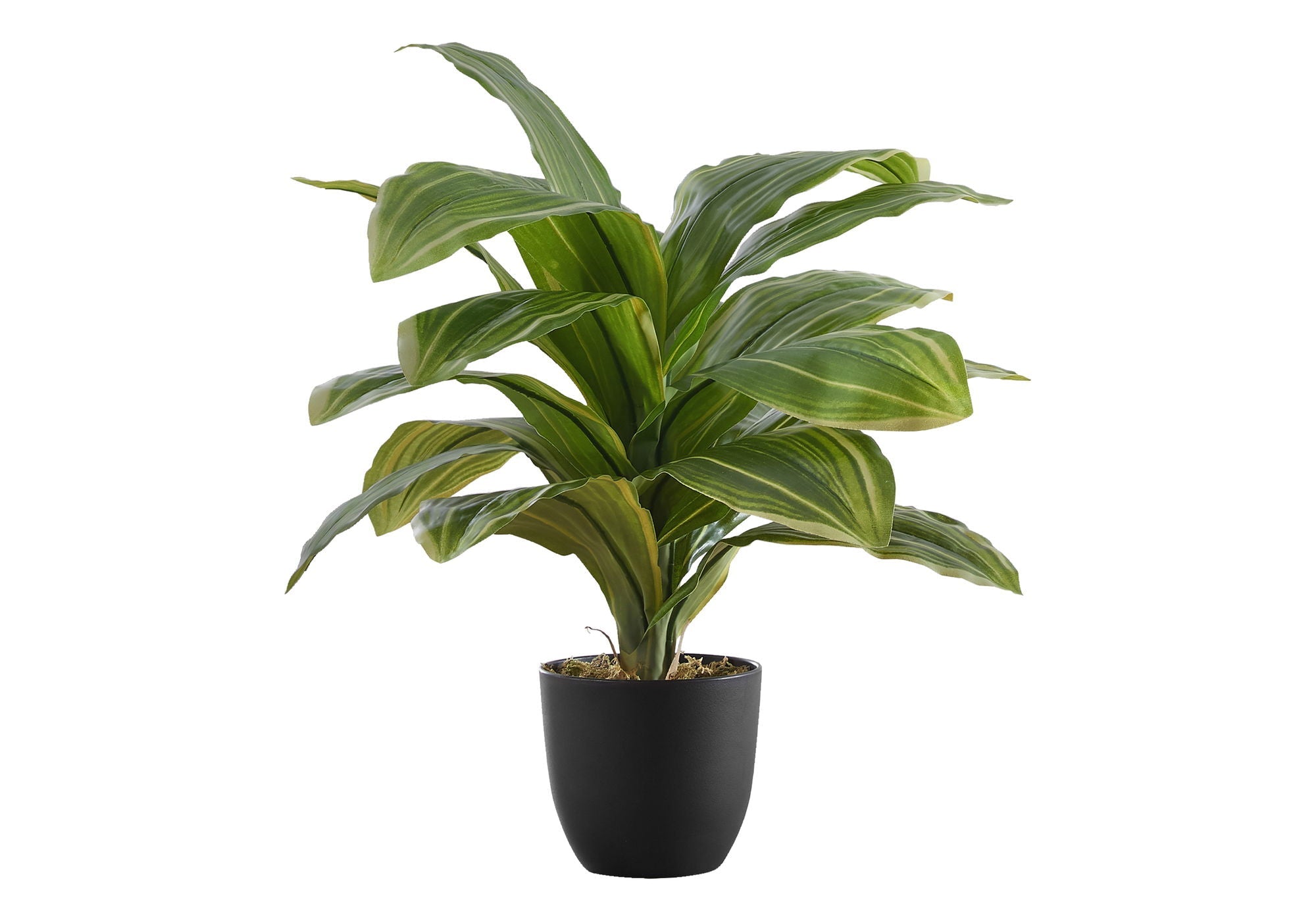 17" Tall Artificial Dracaena Plant, Indoor Faux Greenery