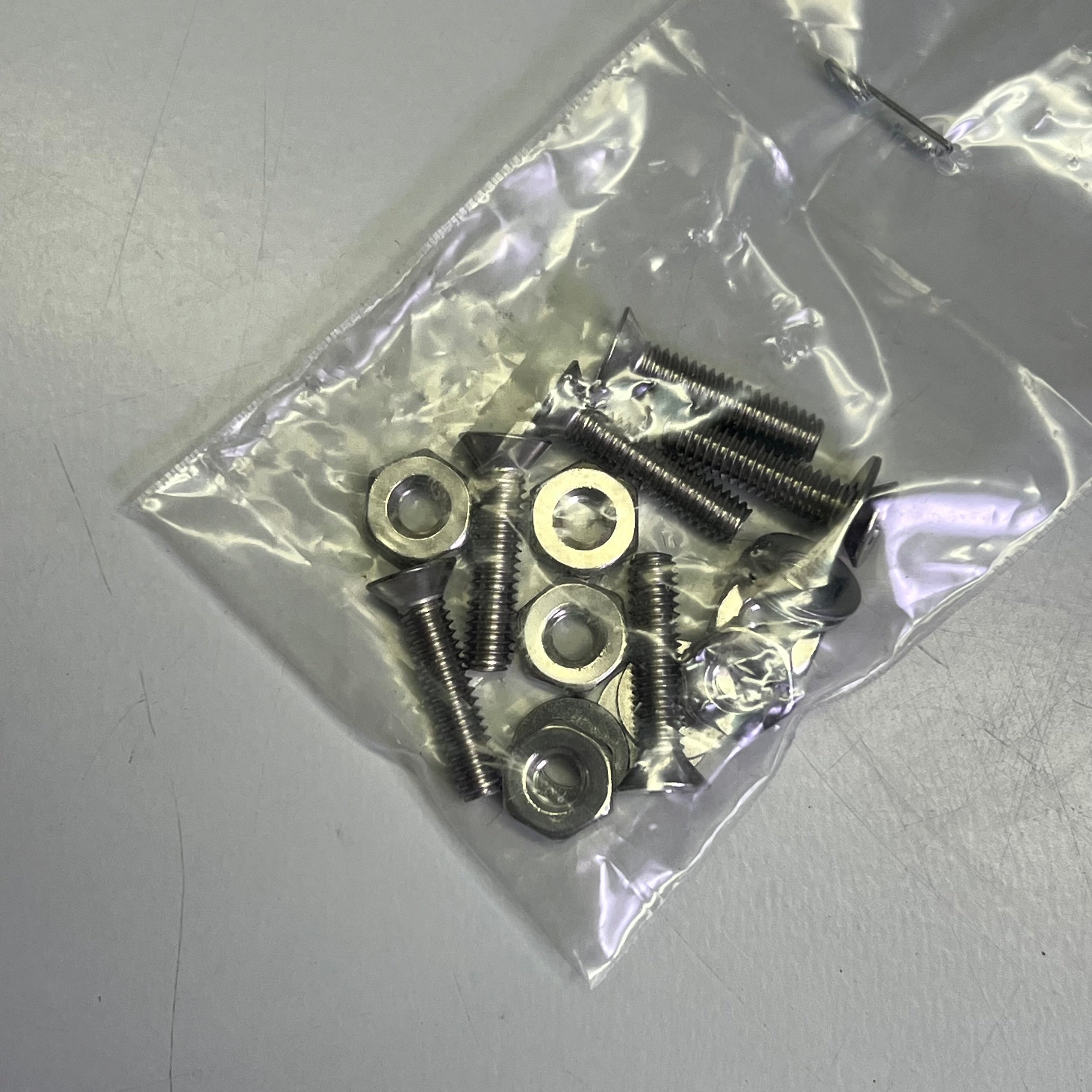 TODD Holdings Tank Fitting Relocation Kit Stainless Steel Hardware White 90-2219