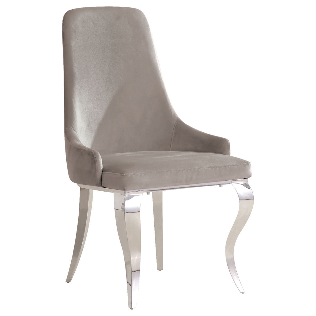 Luxury Upholstered Back Dining Chairs (Set of 2)