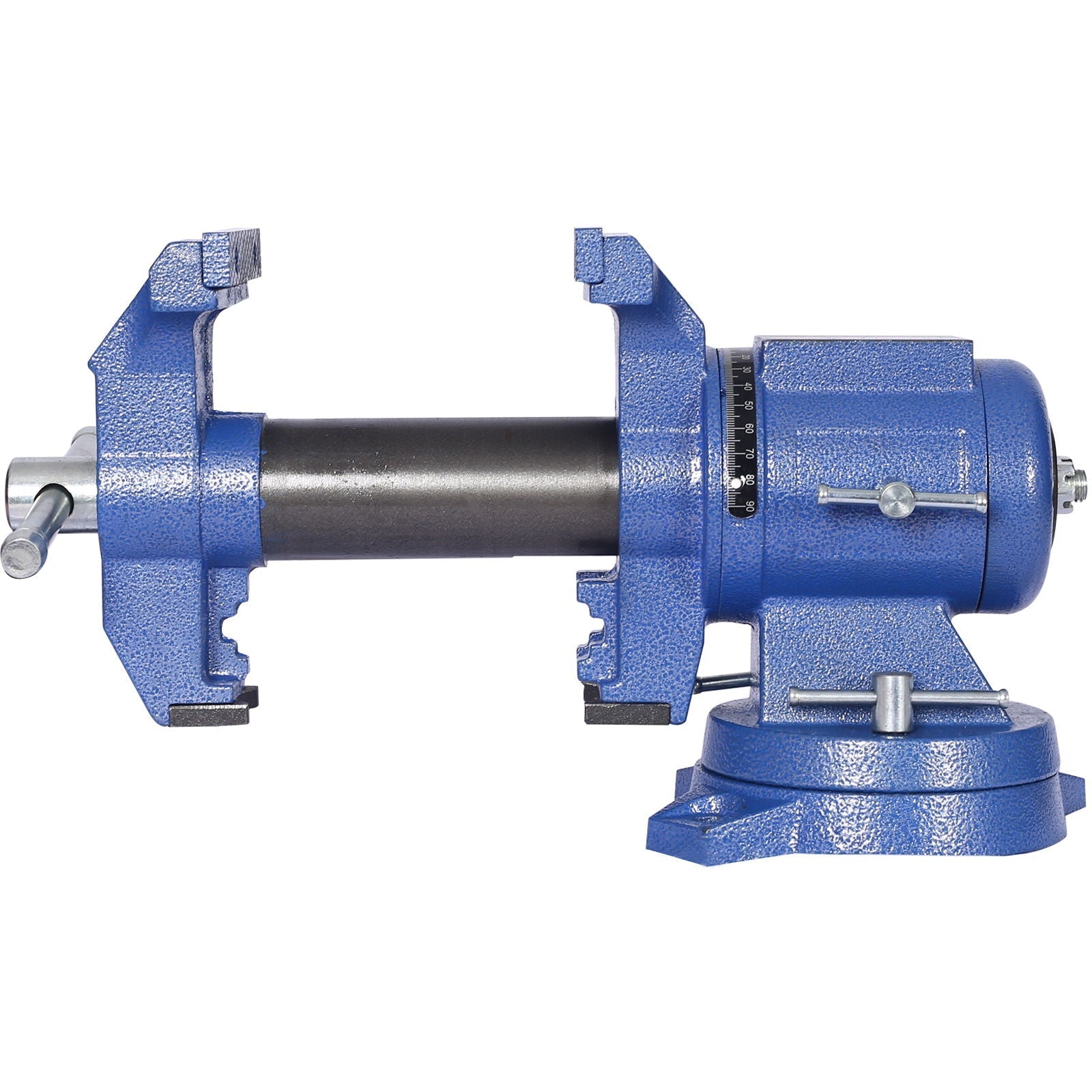 Heavy Duty 5" Multi Jaw Rotating Bench Vise with 360° Swivel Base and Head