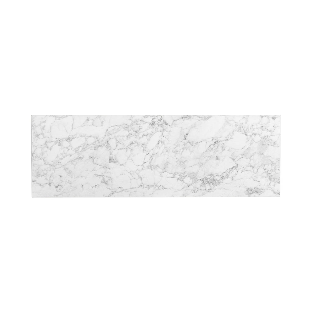 Storage Cabinet 3 Doors Stylish Style White