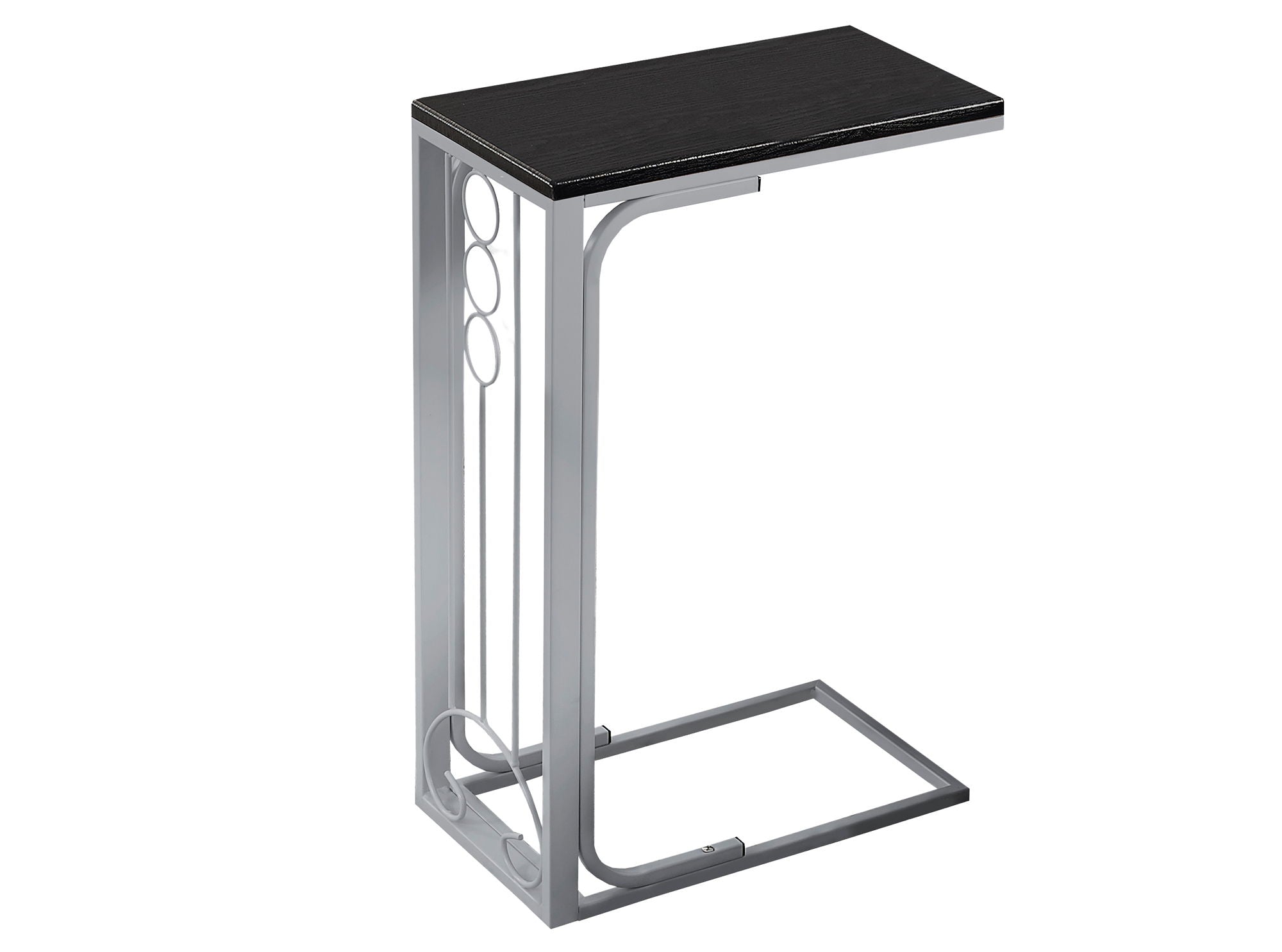 Elegant Accent Table, C-Shaped, Transitional