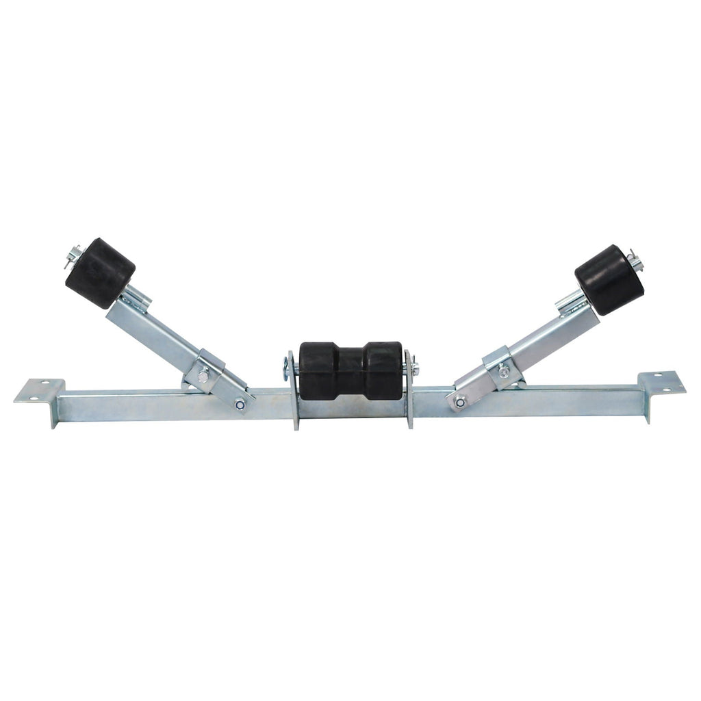 Heavy Duty Boat Trailer Support Bracket with Keel Rollers