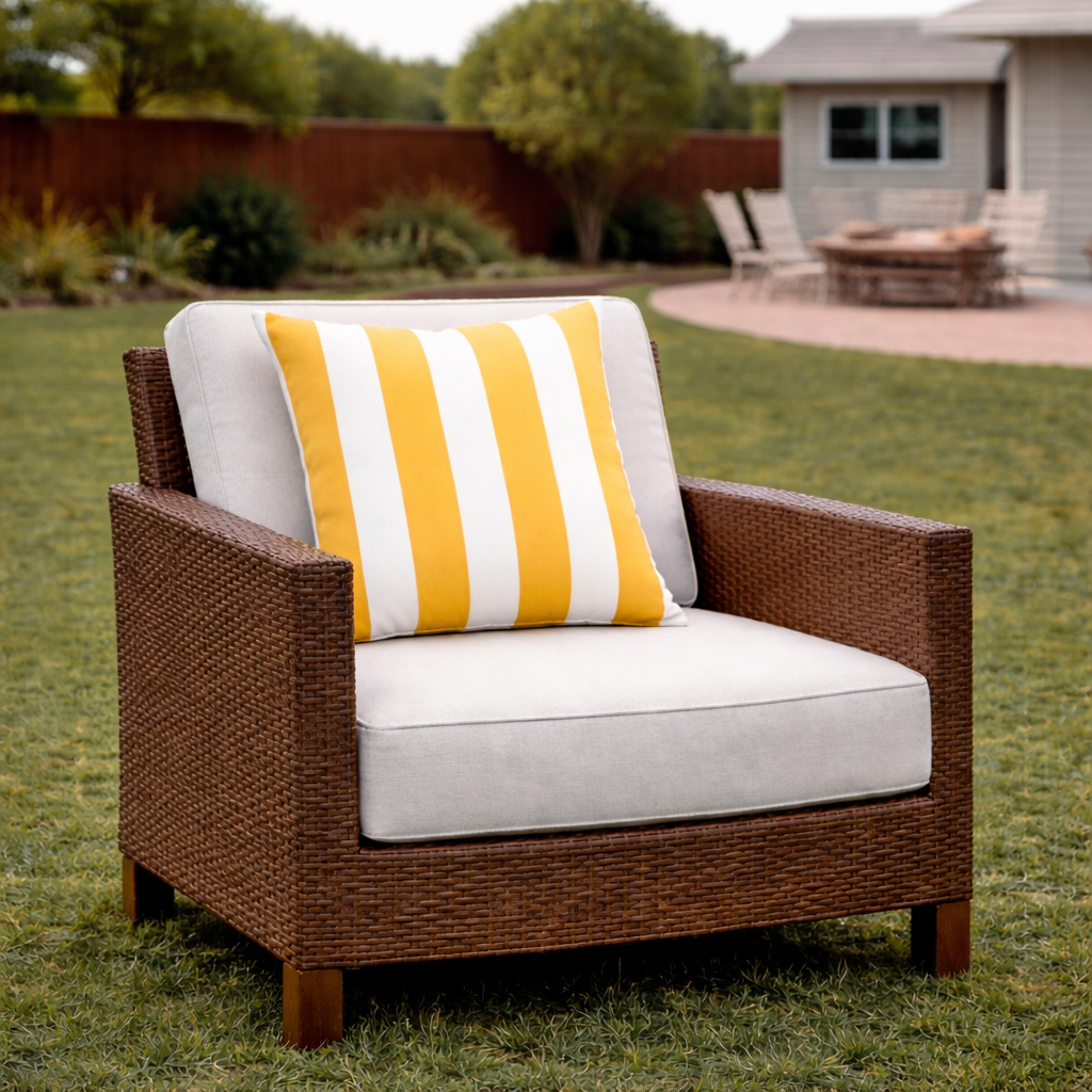 2 Pack Outdoor Throw Pillows Waterproof & Fade-Resistant