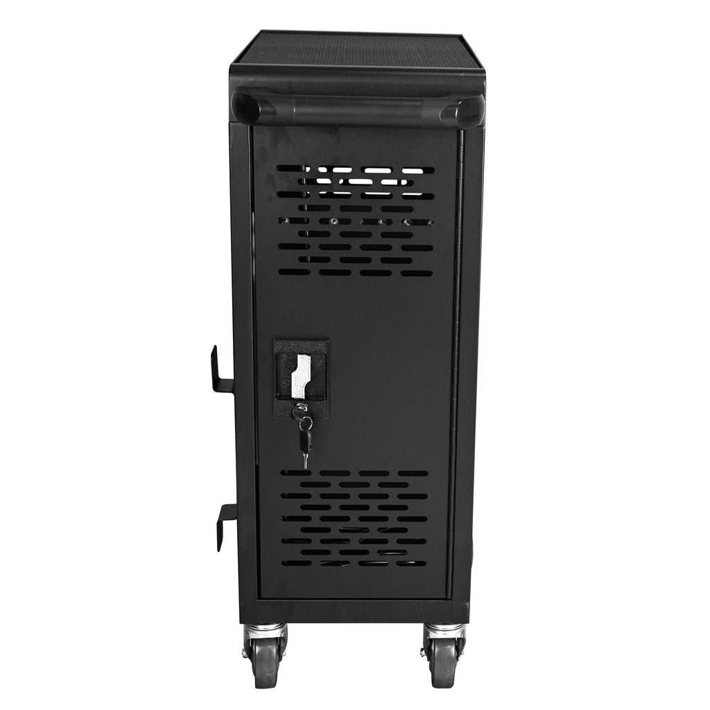 16 Bay Mobile School Charging Cart Station For book, Tablet And Laptop Computer With Power Strip Included