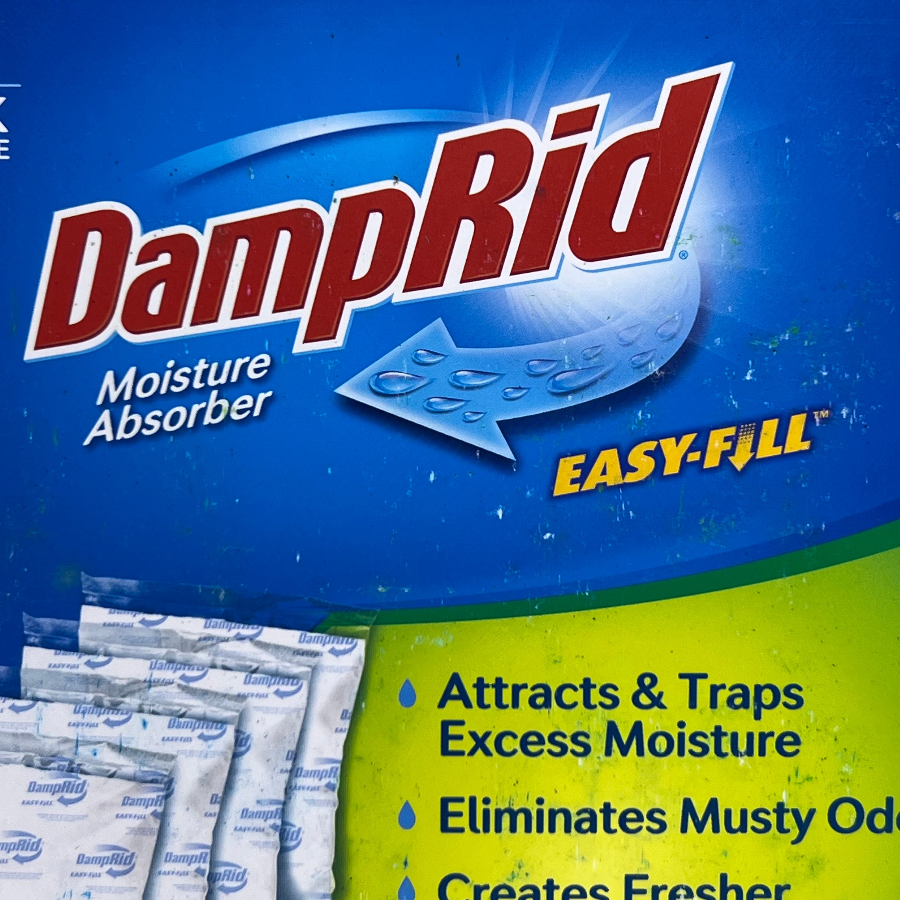 DAMPRID (2 PACK) 10.5 oz Fragrance Free Moisture Absorber Refill (4-Count)