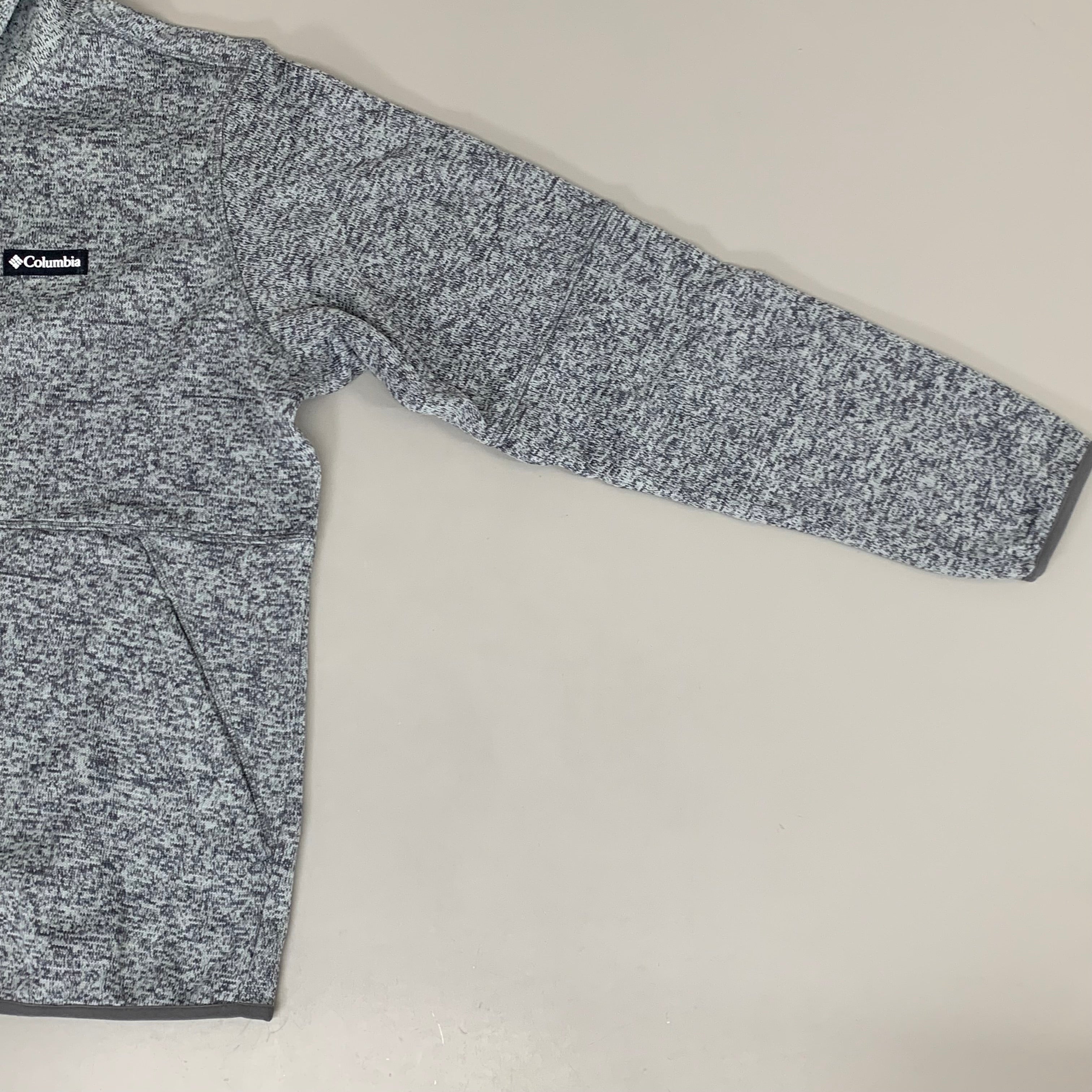 COLUMBIA Sweater Weather Fleece Full Zip Jacket Men's Sz XL Heather Grey