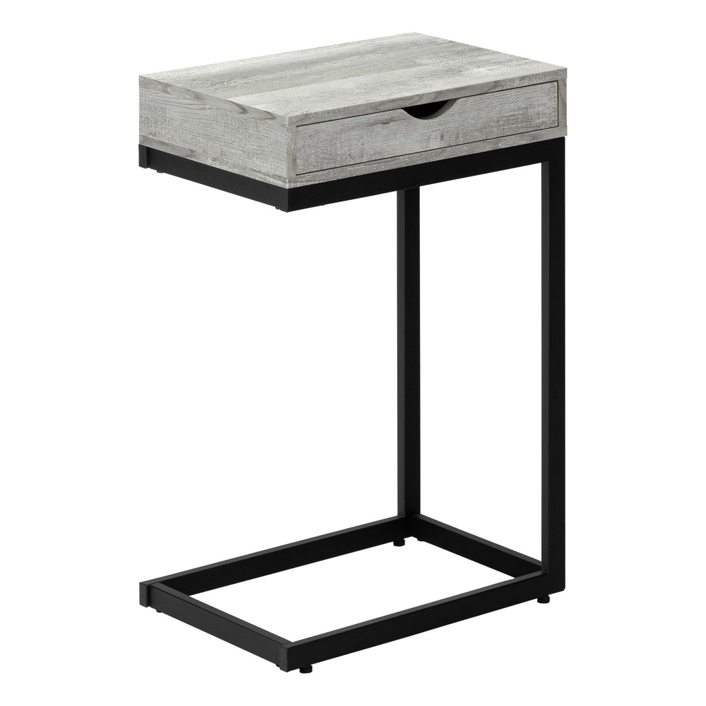 Accent Table, C - Shaped Contemporary Elegant Design