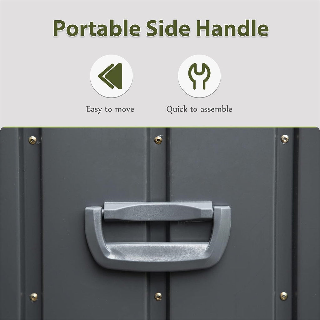 150 Gallon Outdoor Storage Deck Box Waterproof