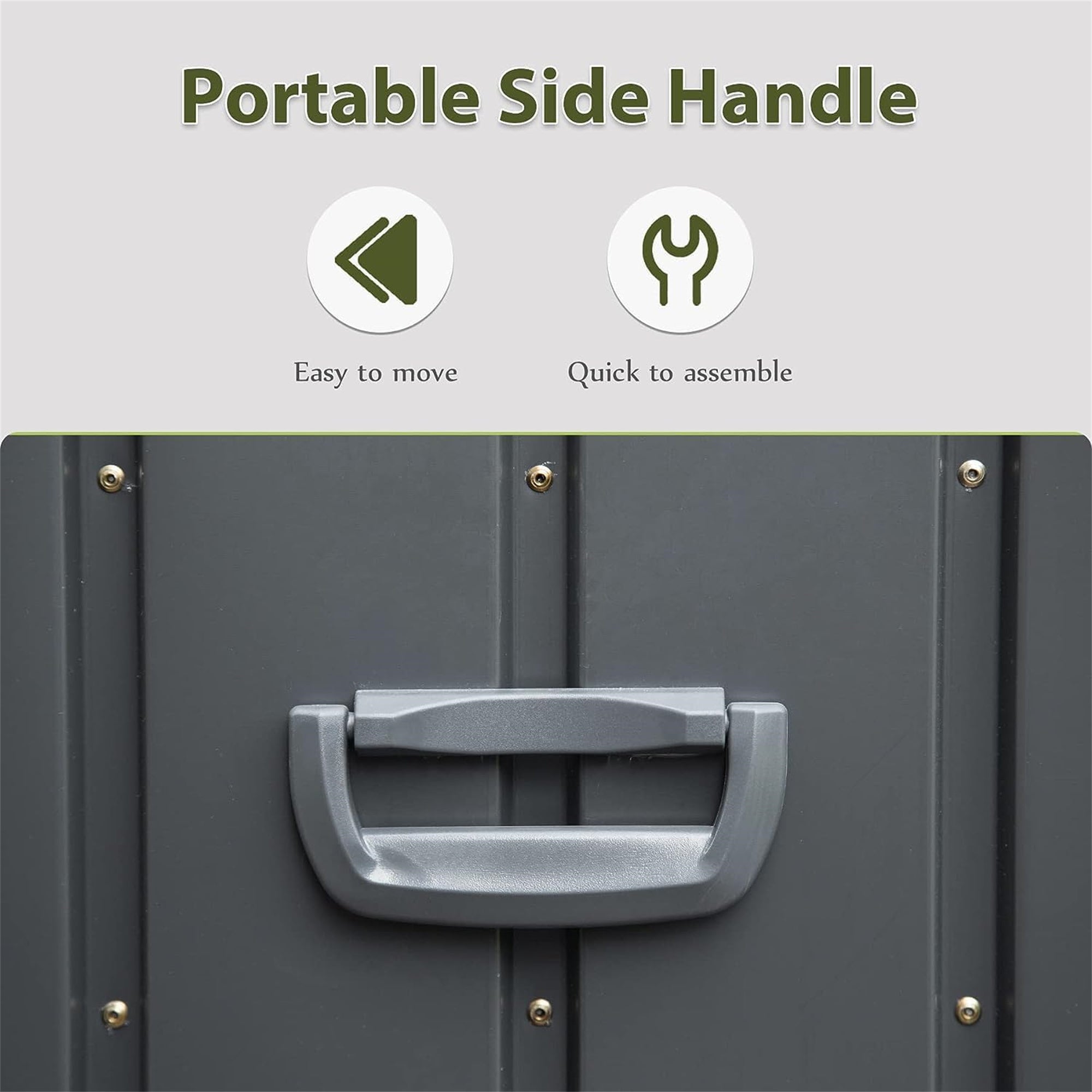 150 Gallon Outdoor Storage Deck Box Waterproof