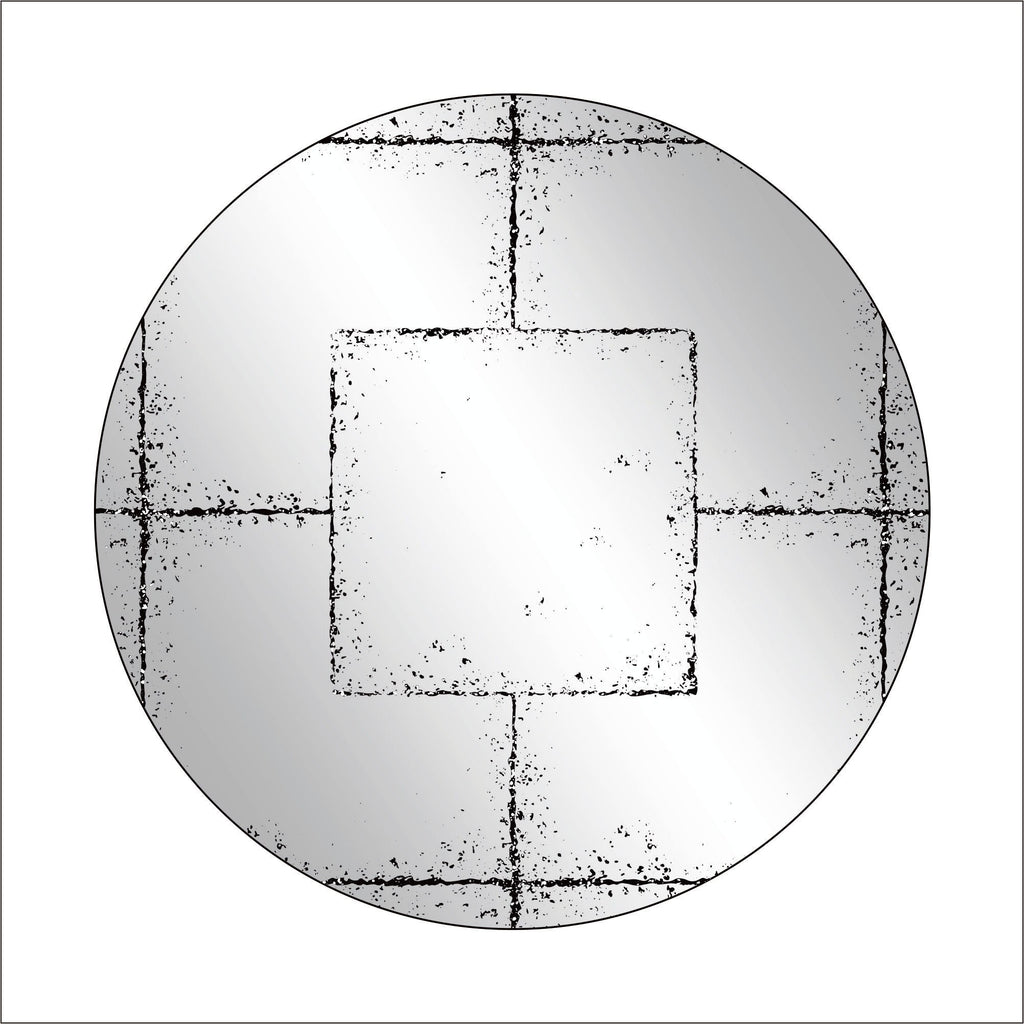 Round Wall-Mounted Mirror