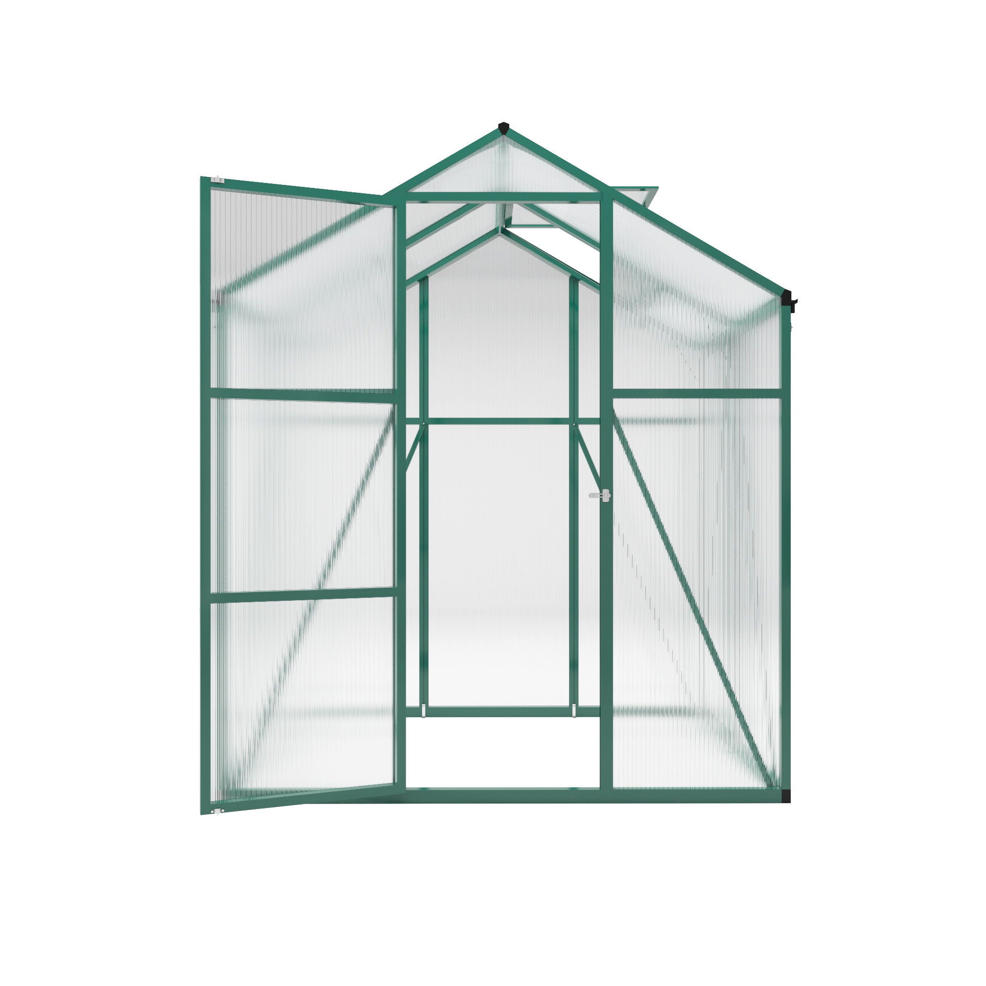 Polycarbonate Walk-In house, Raised Base For Outdoor In All Season