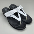 PROPET Wynzie Dressy Adjustable Flip Flop Women's Sz 7.5 XX(4E) White WSX051L