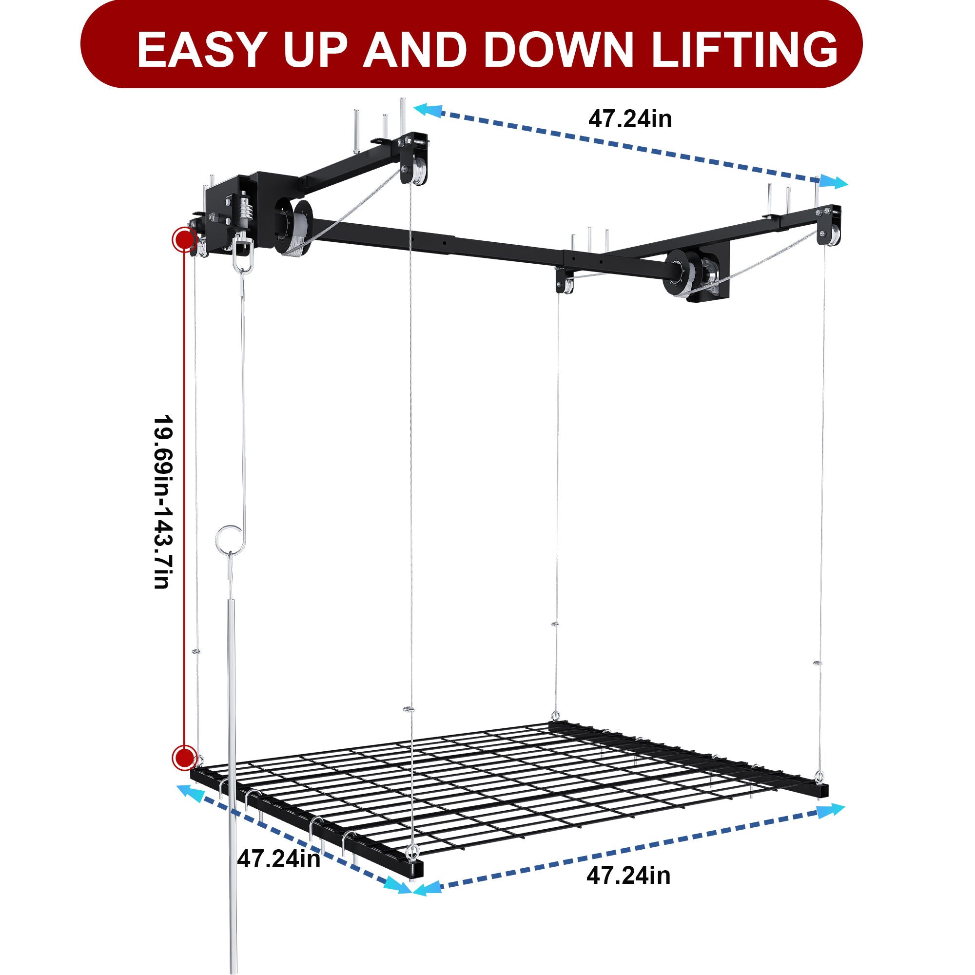 Overhead Garage Storage Rack