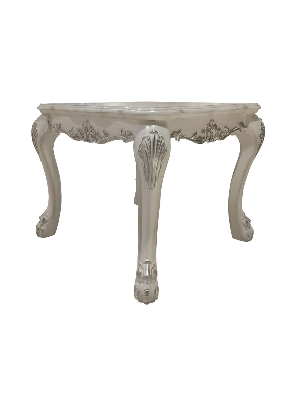 Dresden End Table Bone White
