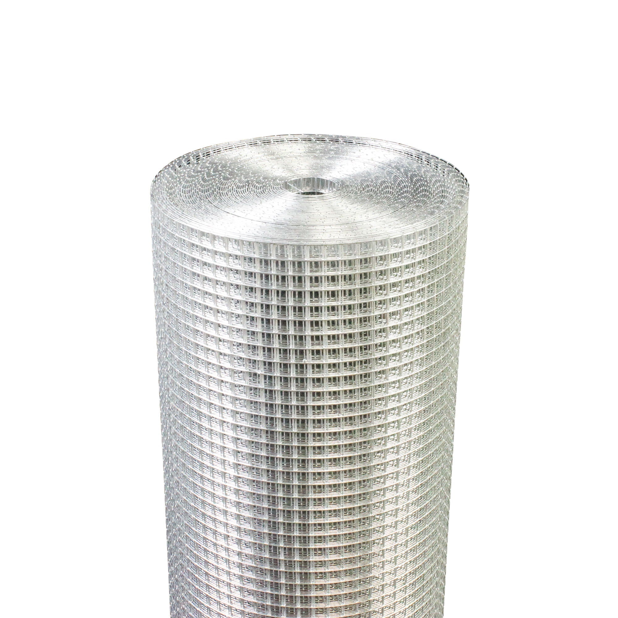 Galvanized Hardware Cloth, Metal Wire Fencing Roll For Garden And Animal Protection - Silver