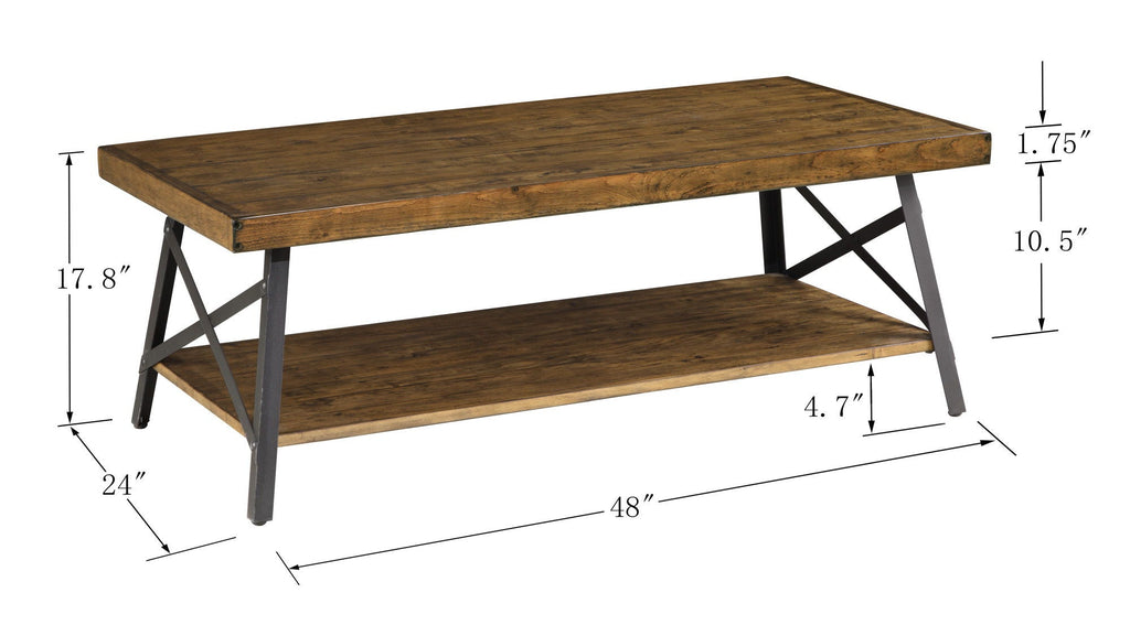 Modern Rustic Style Coffee Table