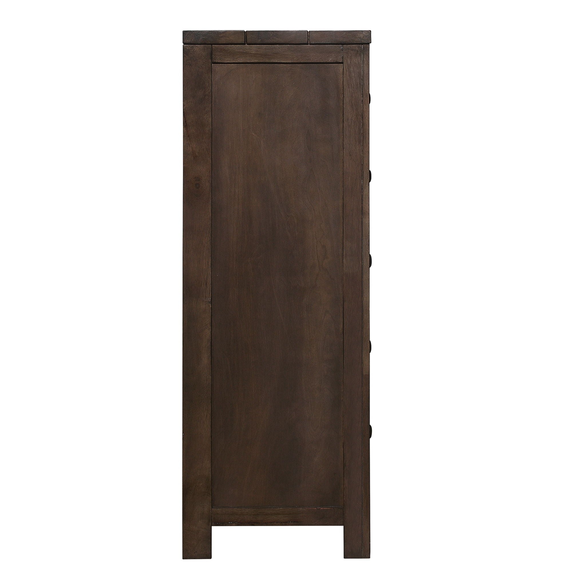 5 Drawer Chest, 1 Piece - Brown