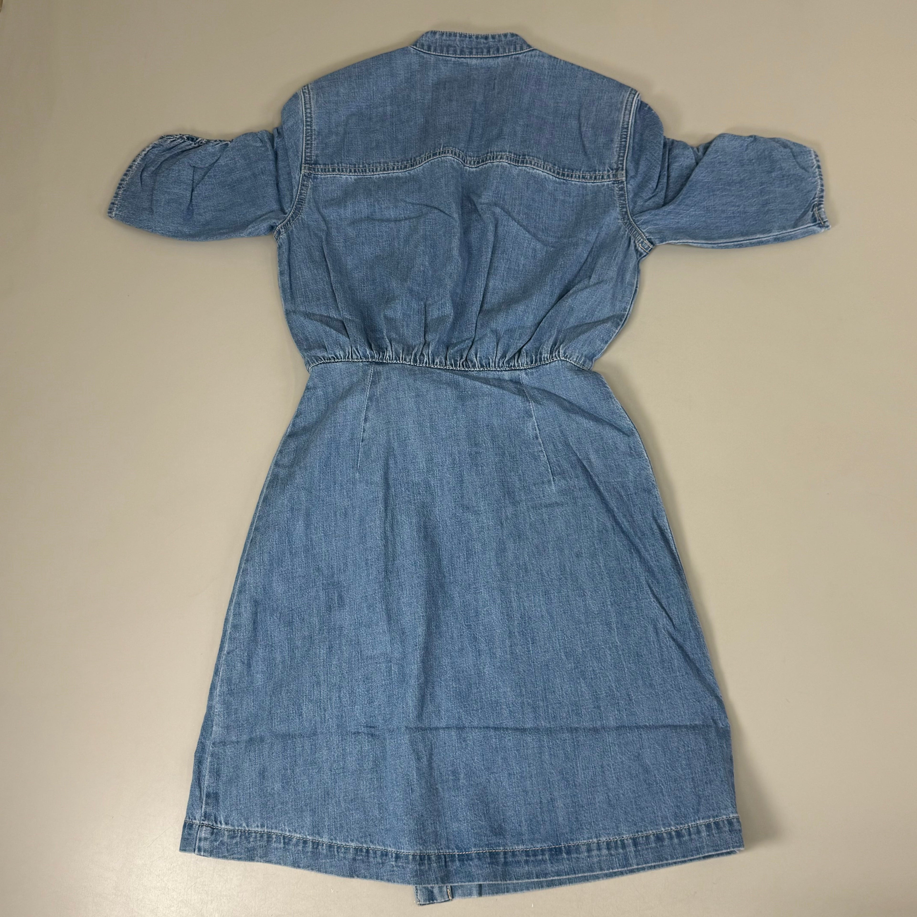 VERONICA BEARD Jeans Women's Dunn Mini Dress Sz-0 Iceberg J24067101286IC