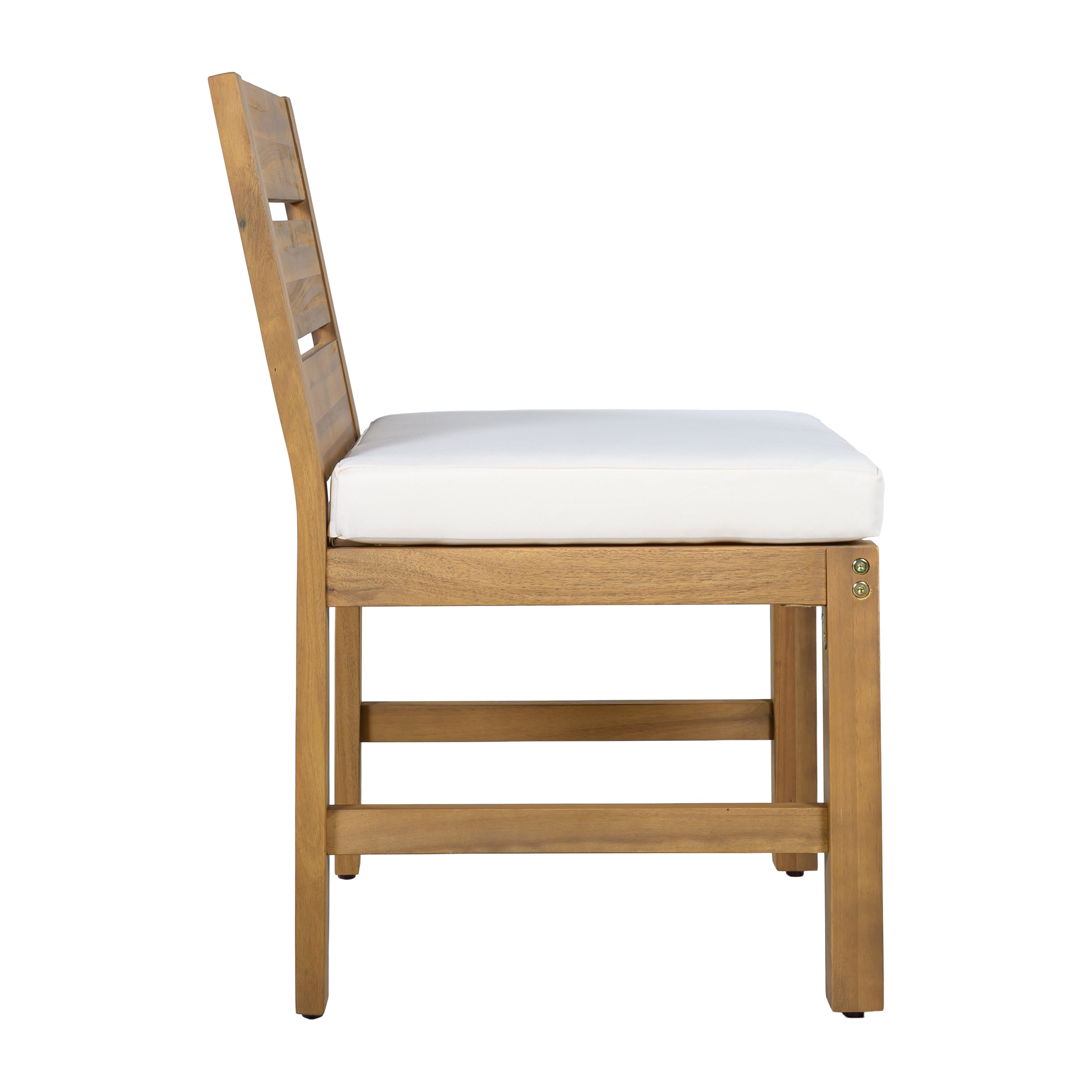 U_STYLE Farmhouse 5-Piece Outdoor Patio Dining Set with Adjustable Legs