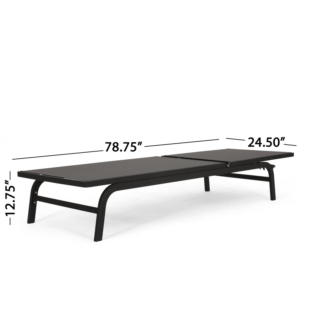 Finn Contemporary Chaise Lounge for Outdoor Relaxation