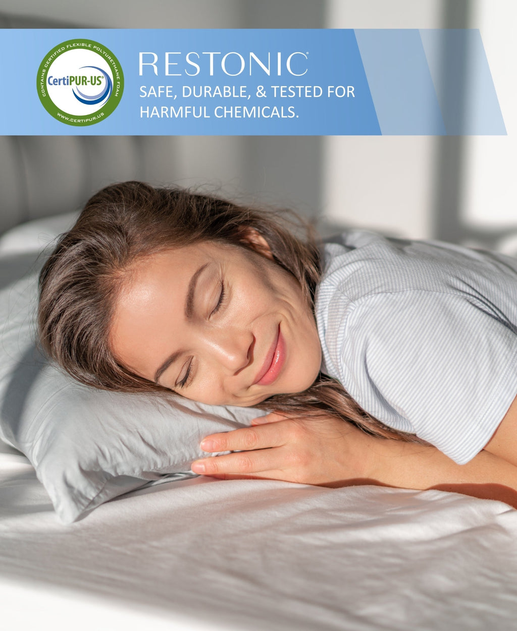Restonic ComfortCare Hybrid Restful Nights Euro Top Plush California King