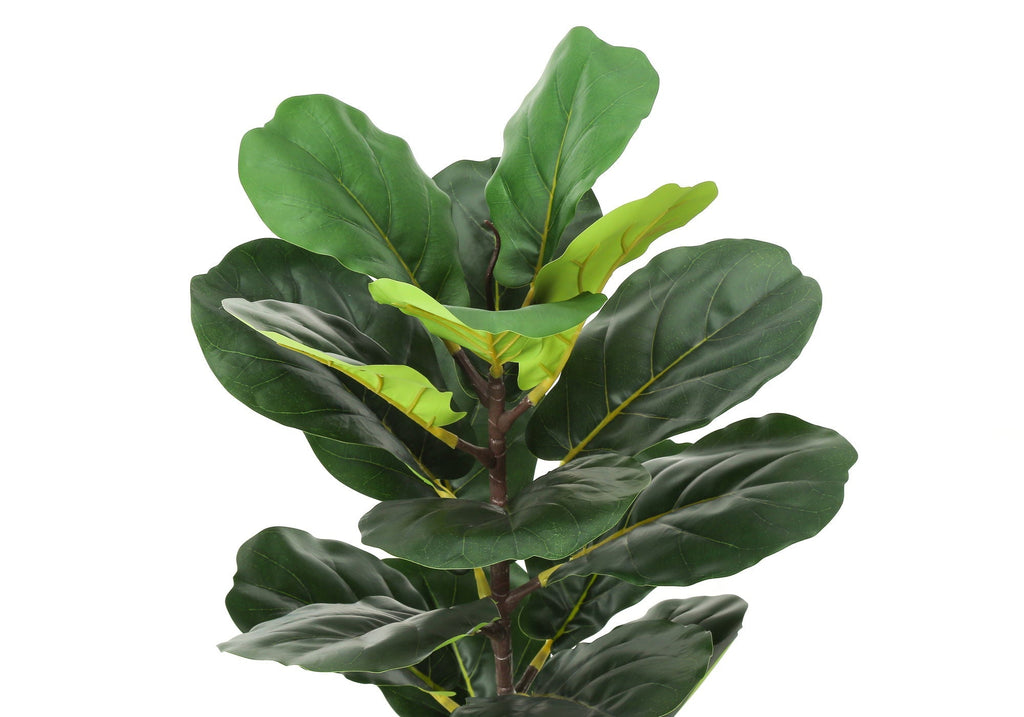 28" Tall Artificial Fiddle Tree Plant with Real Touch Leaves