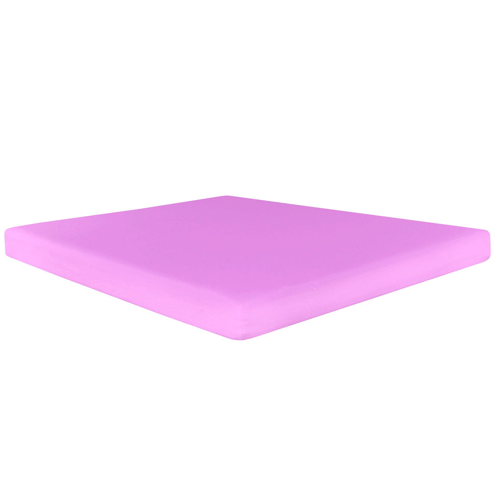 6" Gel Memory Foam Mattress In A Box With Aloe Vera Cover - Pink - Full