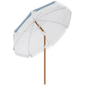 Outsunny 7 x 7 ft Outdoor Patio Umbrella with Tilt and Vent