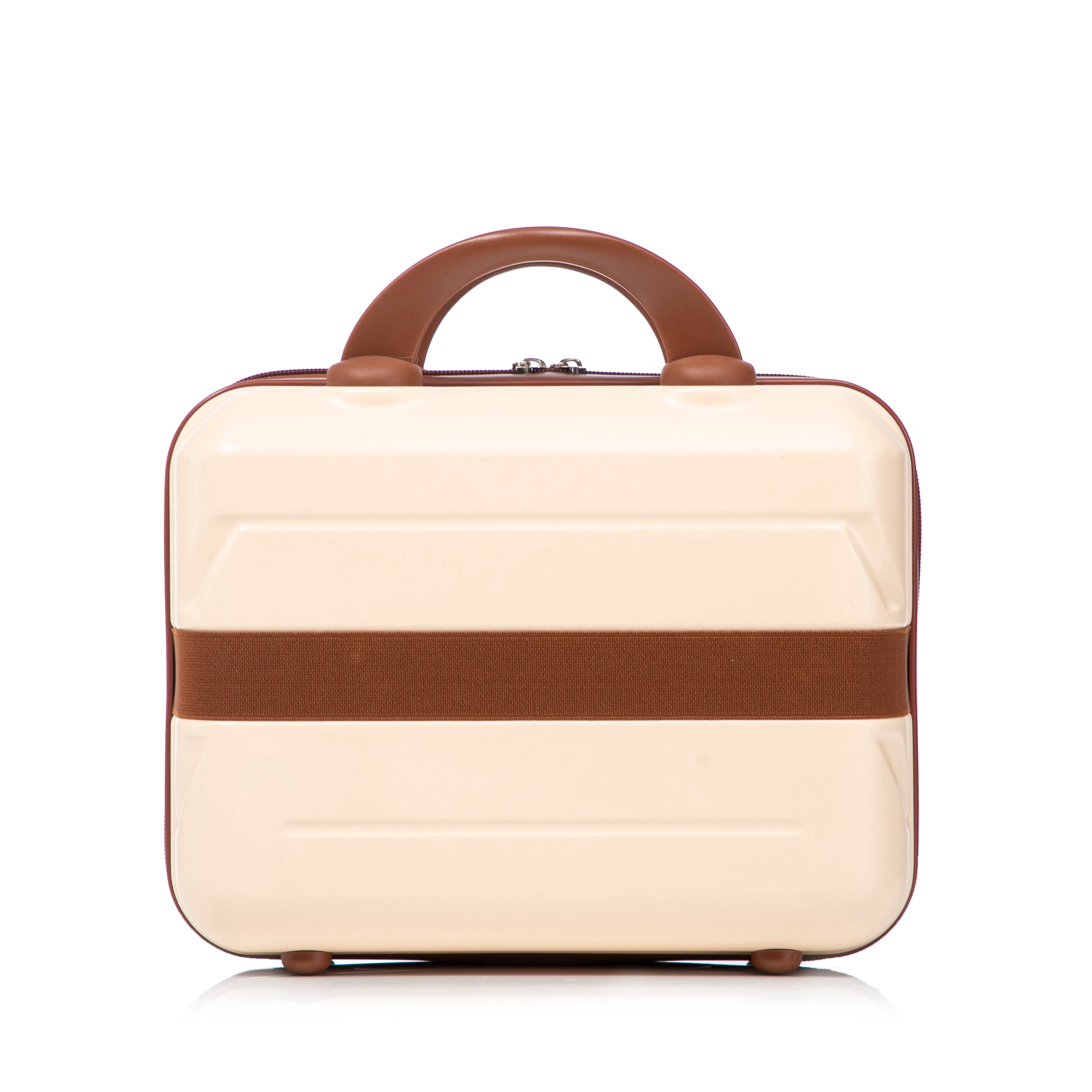 14'/20' 2-Piece Beige ABS Spinner Wheel Luggage Set