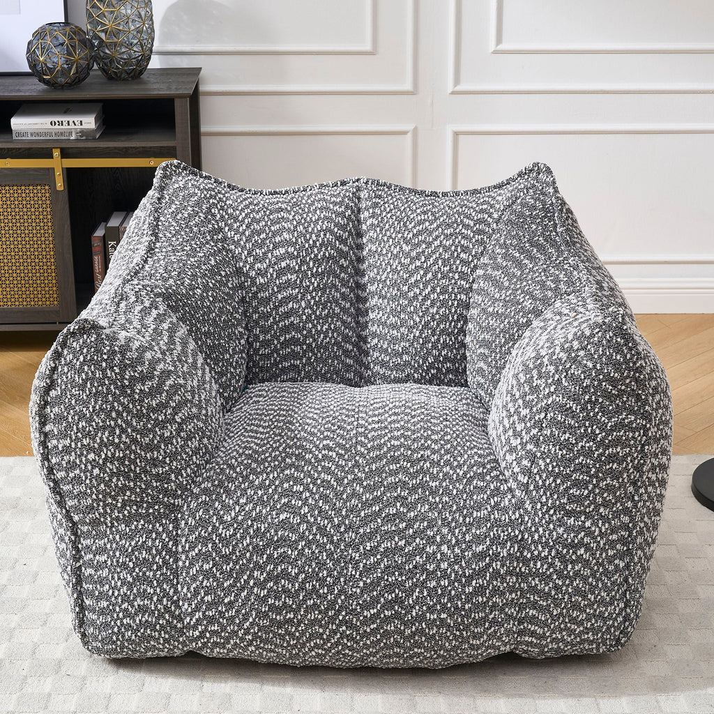 Comfortable Chenille Sofa Chairs With Highly Resilient Foam
