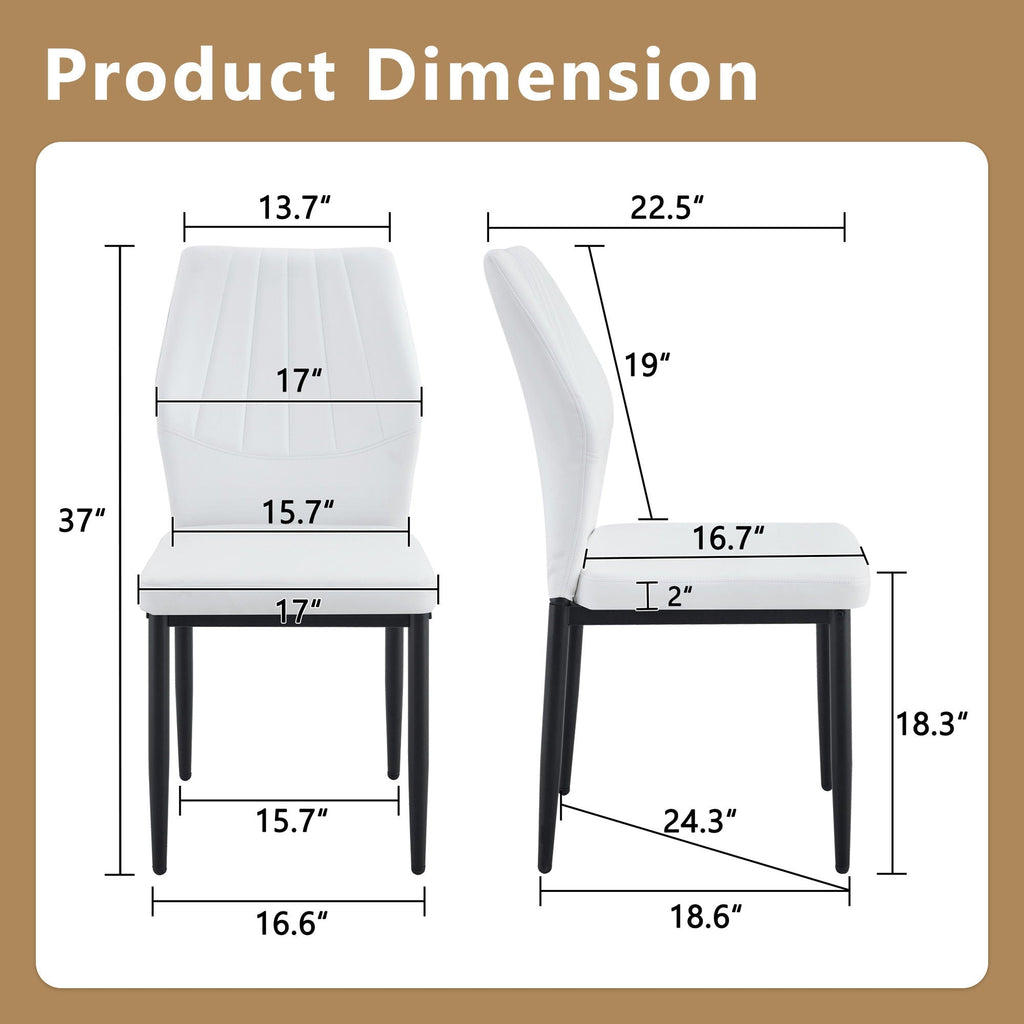 Dining Chairs With Shell Pattern, Comfort and Style
