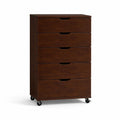 Modern 5 Drawer Dresser With Wheels