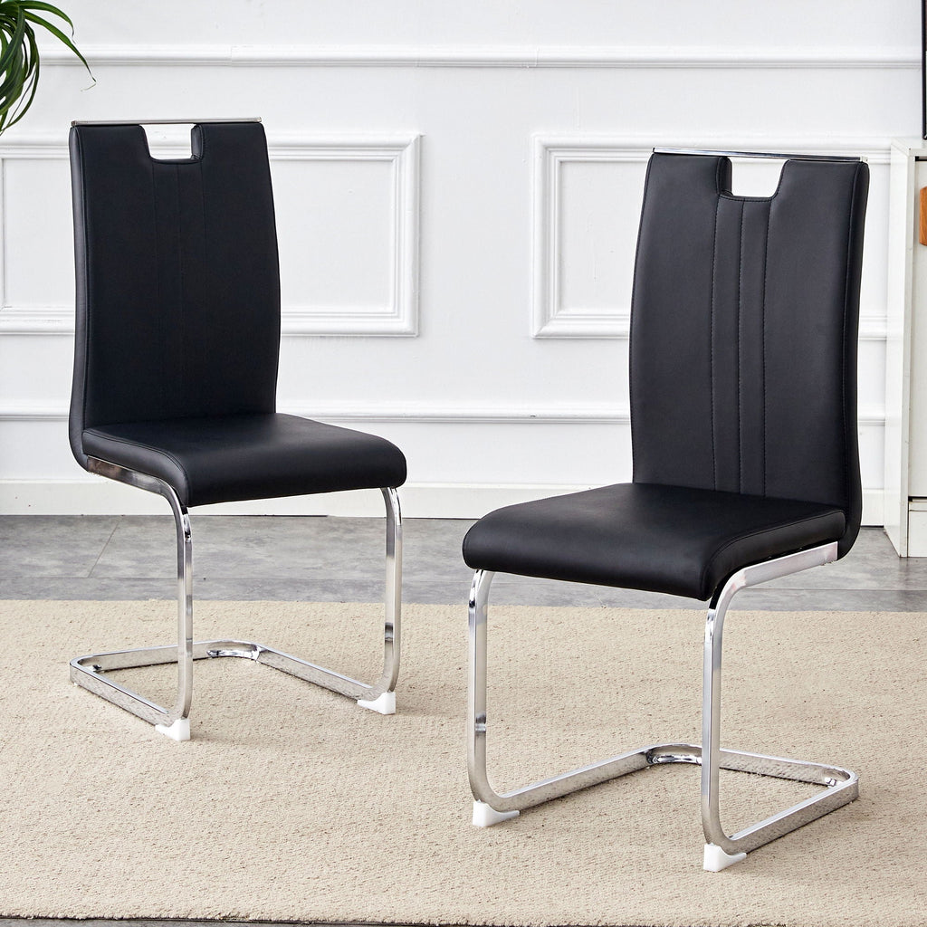 Bow Shaped Chairs, Ergonomic Design, Non Slip Base
