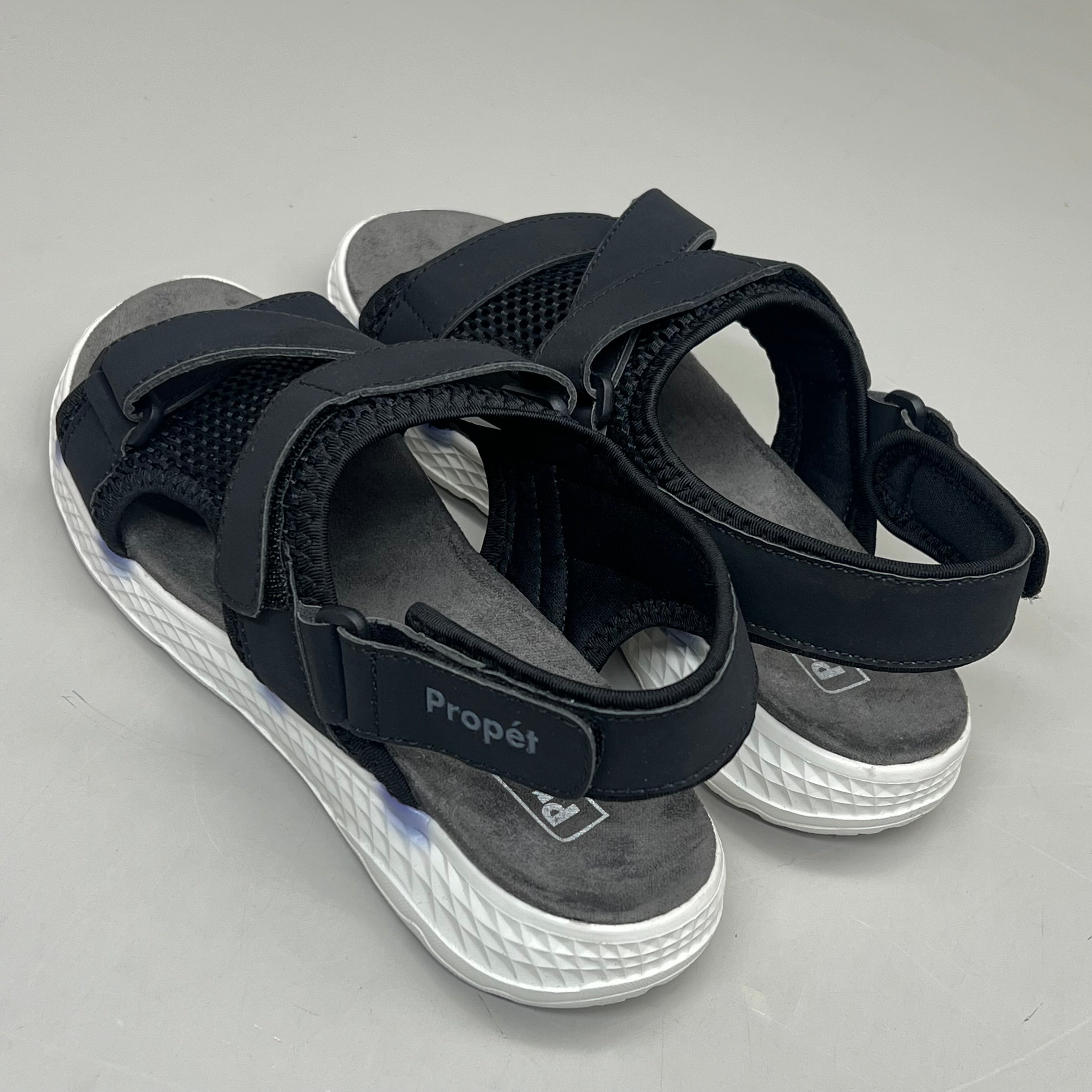 PROPET Travel Activ Sport Sandal Lightweight Women's Sz 7.5 W(D) Black As-is WST013P