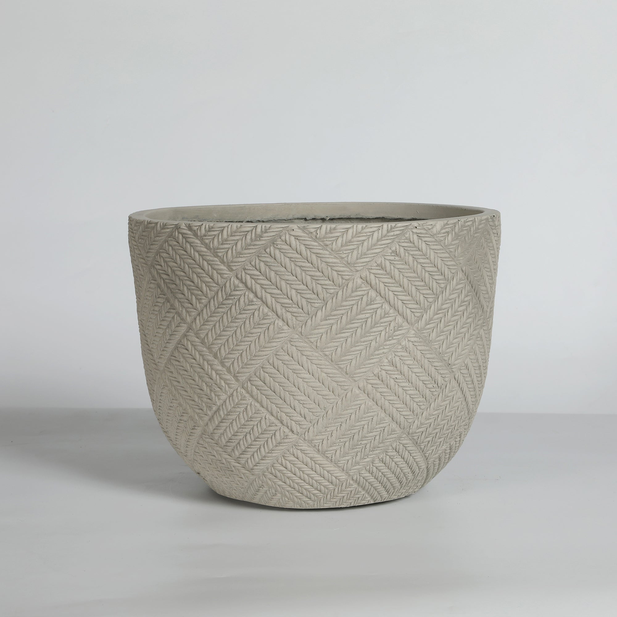 Round Concrete Planter Set of 2