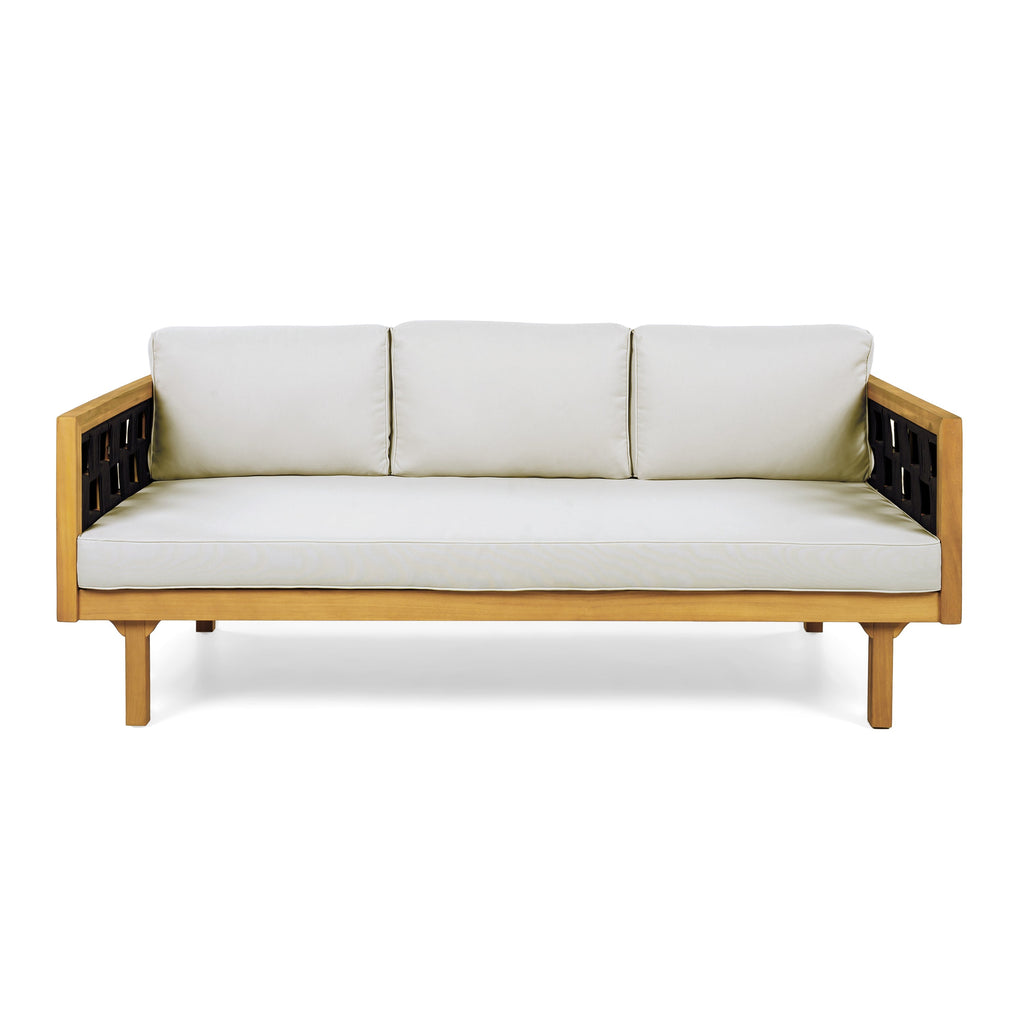 Luxury Acacia Wood Outdoor Daybed Set