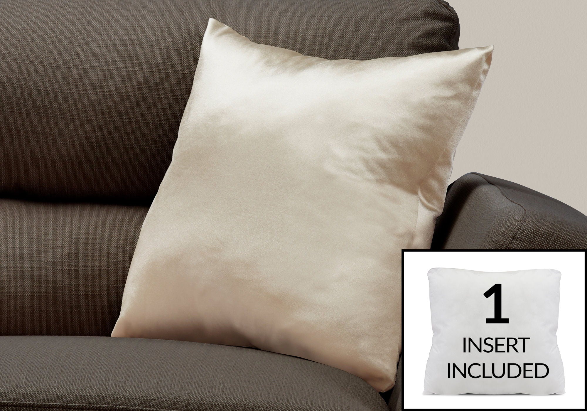 Square Decorative Throw Pillows with Hypoallergenic Insert