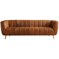 Ava - Sofa - Gold / Tan