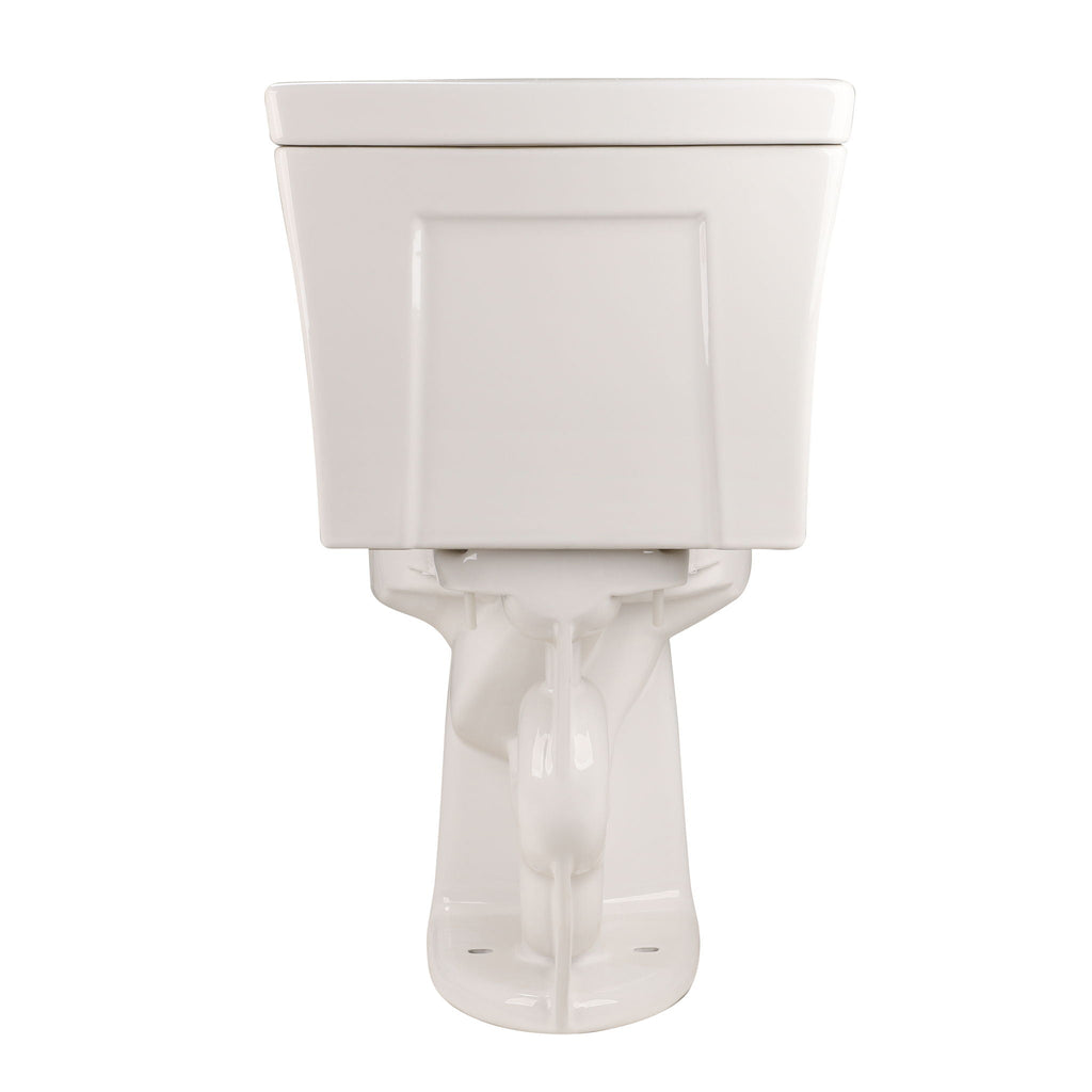 Gloss 2 Piece Toilet With 1.28 Gpf Tornado Flush, Rimless Bowl, Soft Closing Seat - Gloss White