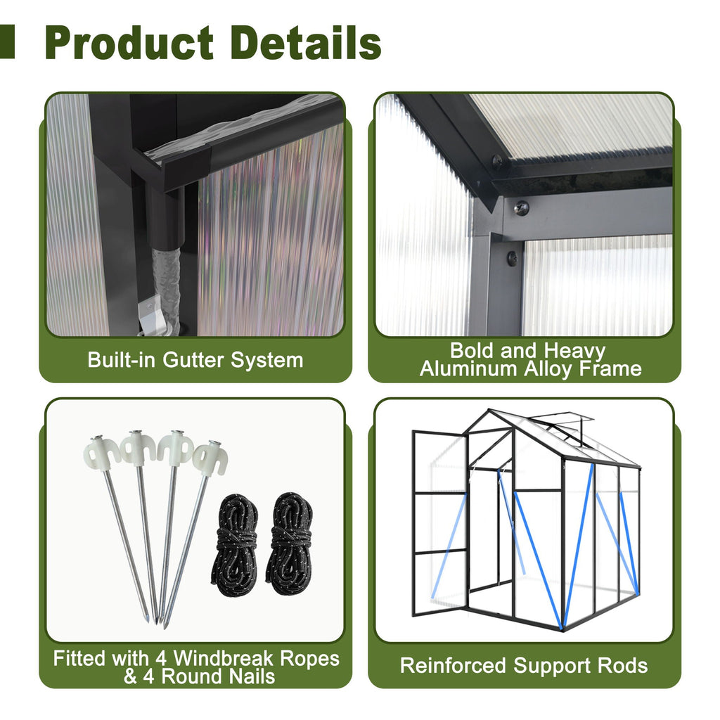 Gain Height Windproof house With Raised Base