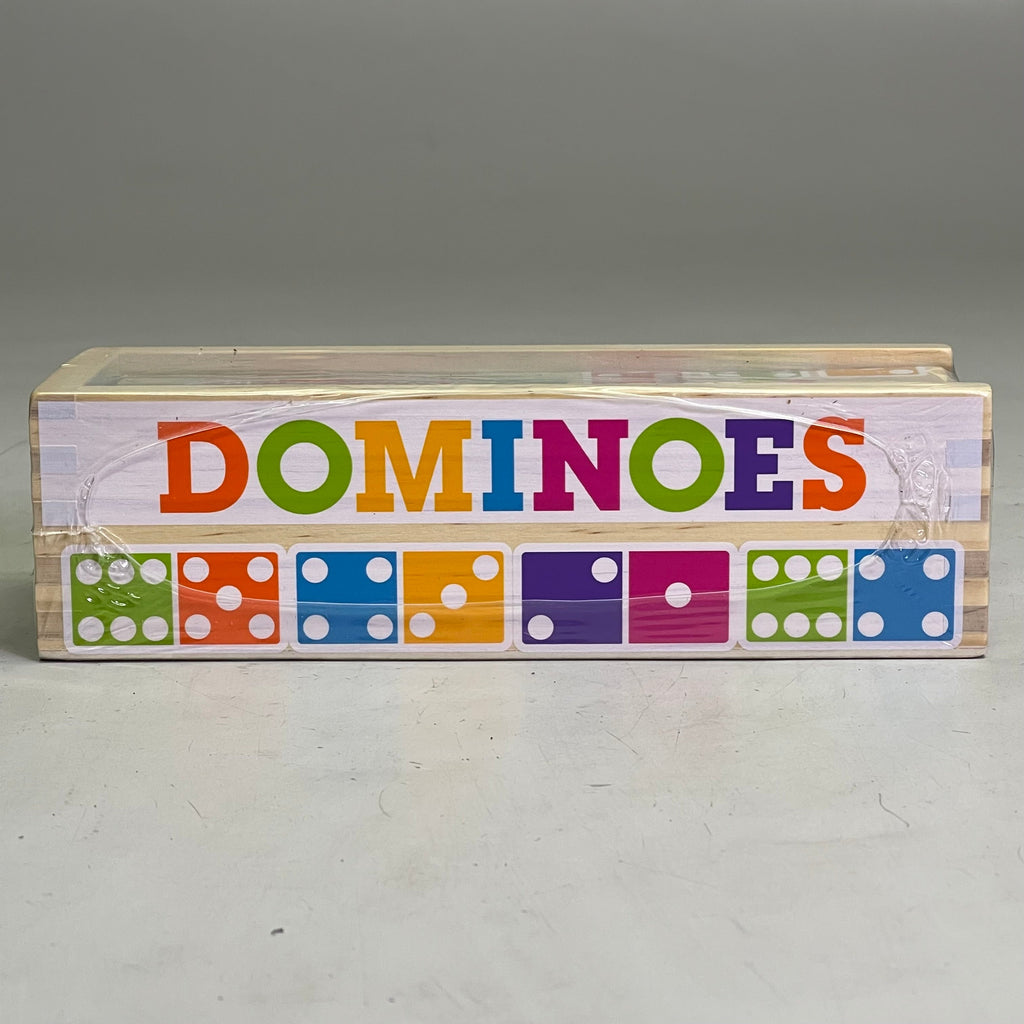 MELISSA & DOUG Dominoes Game 28 Pieces Multicolor Wood 30388