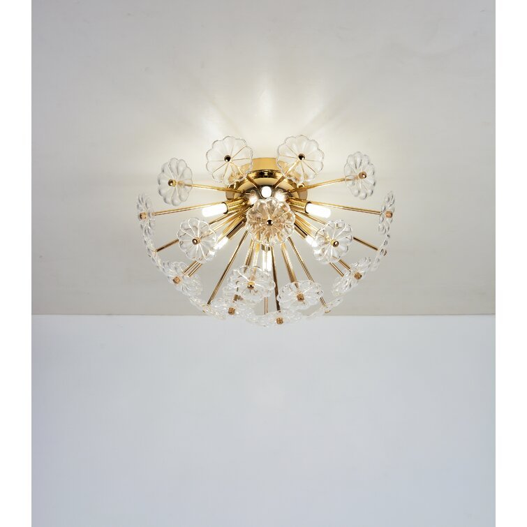 Gold Flush Mount Ceiling Light